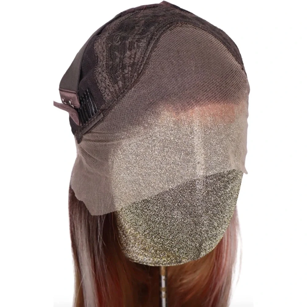 NWT - CSC - Chelsey Smith - Whitley (Pumpkin Pie) Petite Red Wig Lace New